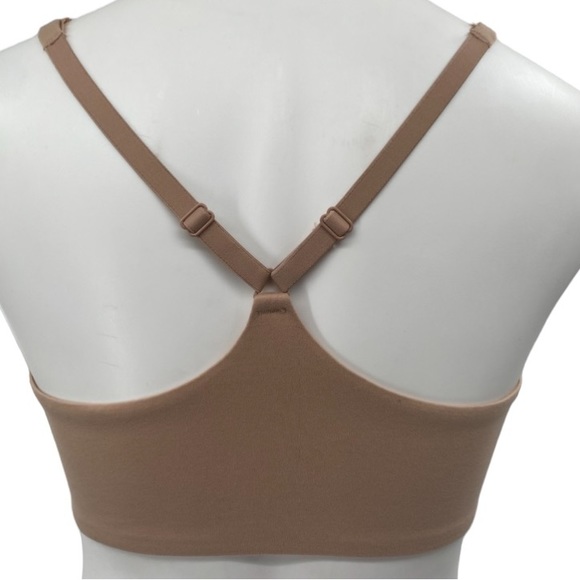 VICTORIA’S SECRET I Bra 34DD Racerback Nude Semi-Demi Buste Bra - Picture 3 of 6